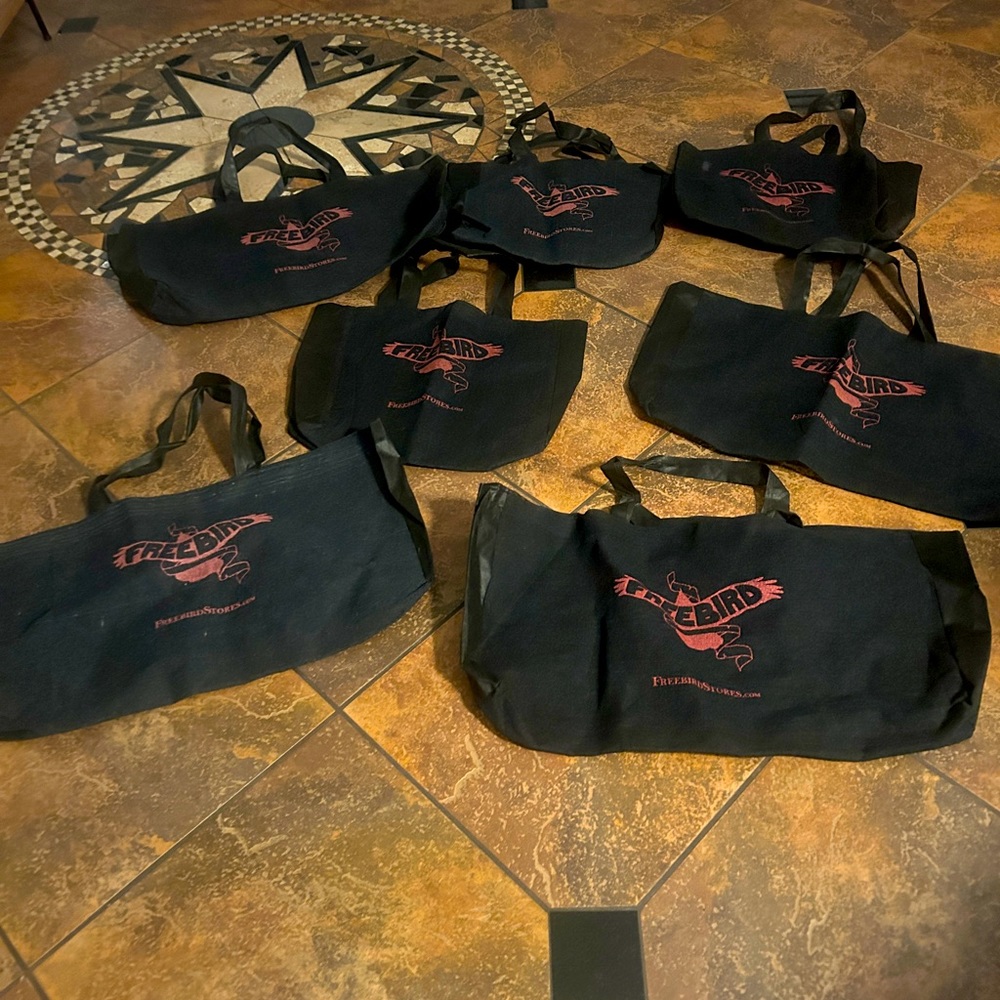 7 FREEBIRD Canvas Bags